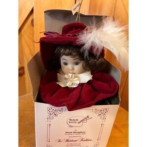 The Heirloom Tradition Maud Humphrey Bogart Vintage Doll Head Ornament H1370 Mic